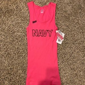 NWT Pink NAVY Tank Top